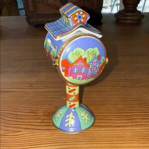 Decorative Postage Stamp Dispenser Resembles Miniature Mailbox - Empress Arts